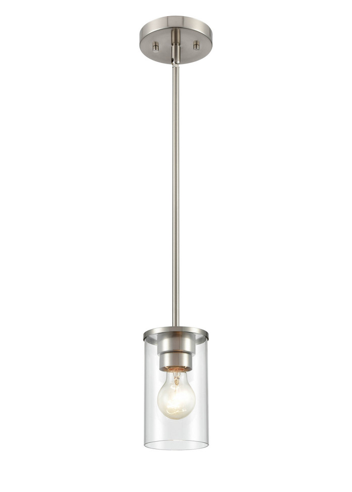 Millennium - 2711-BN - One Light Pendant - Verlana - Brushed Nickel