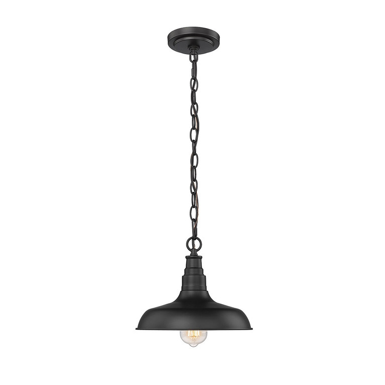 Millennium - 2952-PBK - One Light Outdoor Hanging Lantern - Milltown - Powder Coated Black