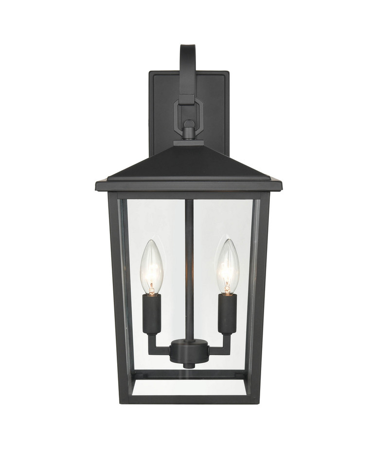 Millennium - 2972-PBK - Two Light Outdoor Lantern - Fetterton - Powder Coated Black