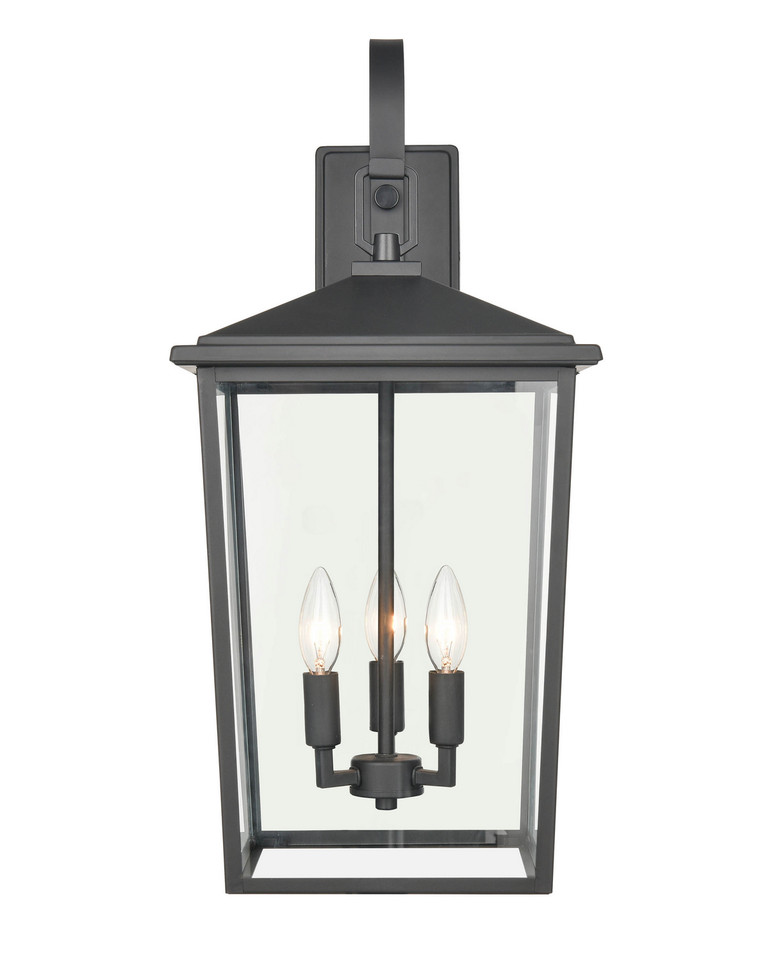 Millennium - 2974-PBK - Three Light Outdoor Wall Lantern - Fetterton - Powder Coated Black
