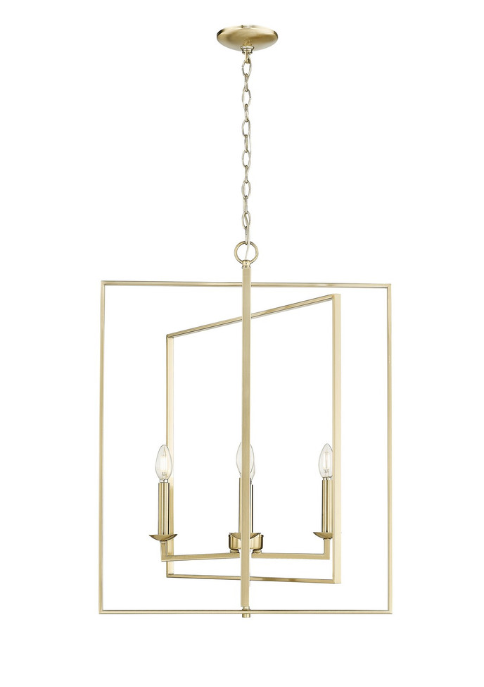 Millennium - 3232-MG - Four Light Pendant - Nellis - Modern Gold