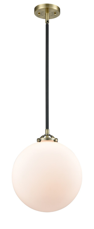 manufacturer_finish:Black Antique Brass|manufacturer_glass:Cased Matte White Beacon|light_output:220.00lm|color_temperature:2200K|cri:99