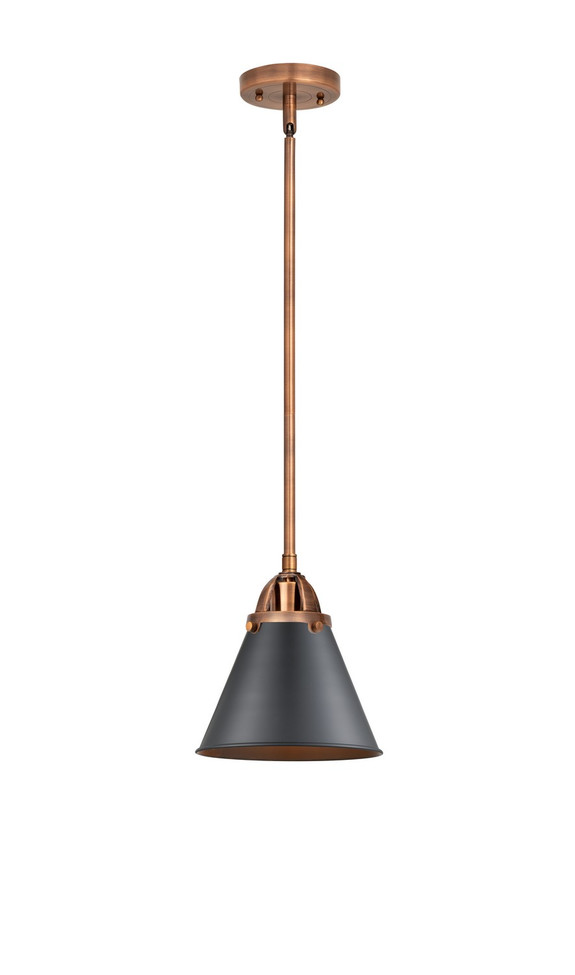 manufacturer_finish:Antique Copper|manufacturer_glass:Matte Black|light_output:220.00lm|color_temperature:2200K|cri:99