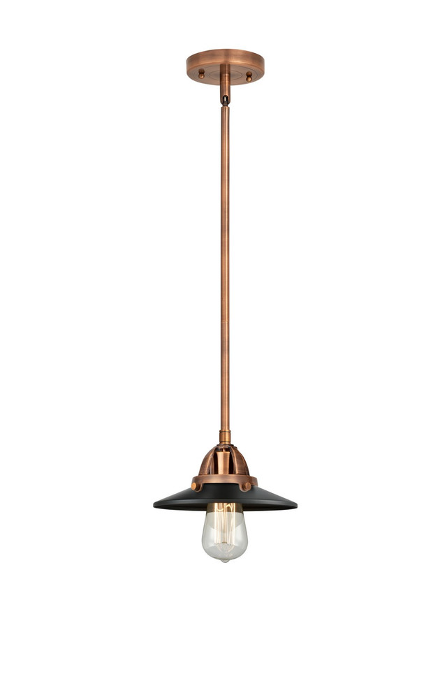 manufacturer_finish:Antique Copper|manufacturer_glass:Matte Black|light_output:220.00lm|color_temperature:2200K|cri:99