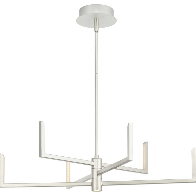 Progress Lighting - P400260-186-30 - LED Chandelier - Pivot LED - Burnished Nickel
