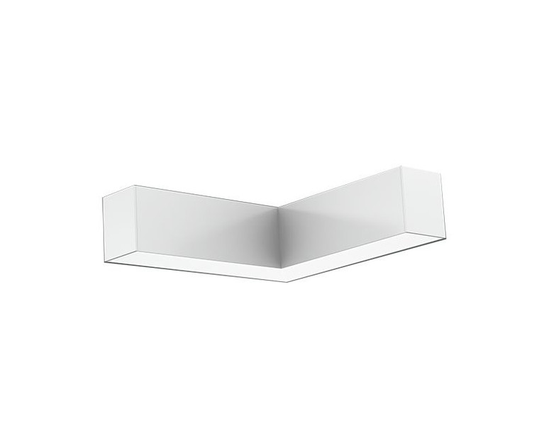 Westgate - SCX-L1FT-20W-MCT4-D - Scx 2.75In Linear 1-Foot L Section With End Caps - White