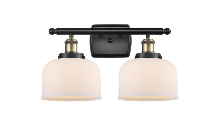 manufacturer_finish:Black Antique Brass|manufacturer_glass:Cased Matte White Large Bell|light_output:220.00lm|color_temperature:2200K|cri:99
