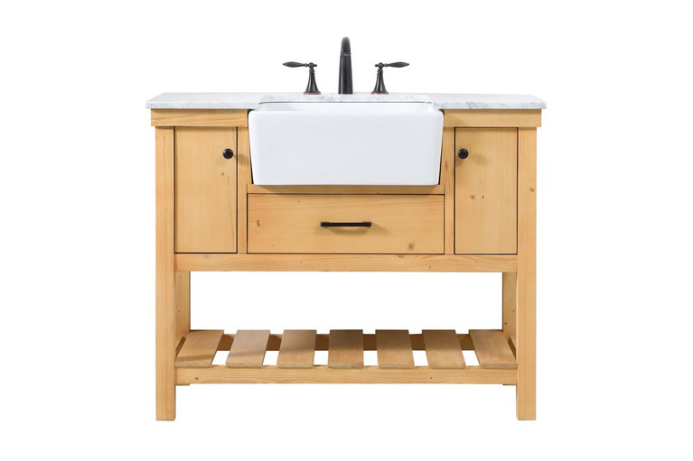 Elegant Lighting - VF60142NW - Single Bathroom Vanity - Clement - natural wood