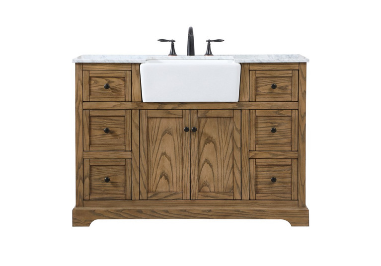 Elegant Lighting - VF60248DW - Single Bathroom Vanity - Franklin - driftwood