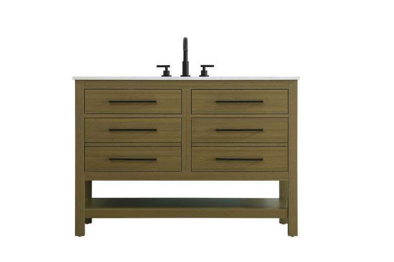 Elegant Lighting - VF60548MCB - Bathroom Vanity - Karson - Chestnut Brown