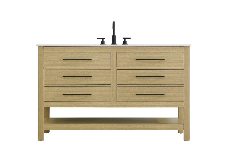 Elegant Lighting - VF60554MHB - Bathroom Vanity - Karson - Honey Brown