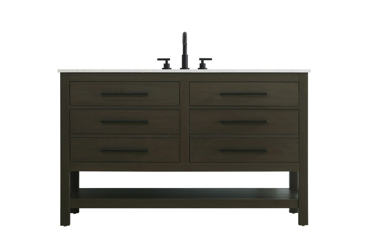 Elegant Lighting - VF60554MMB - Bathroom Vanity - Karson - Mocha Brown