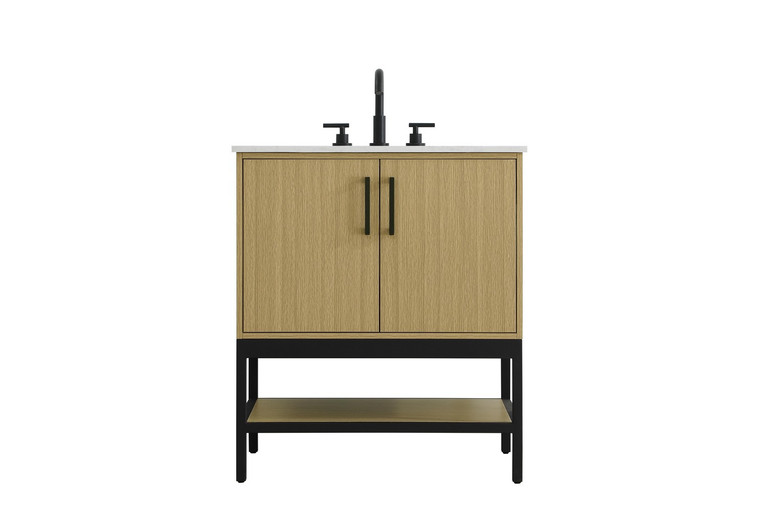 Elegant Lighting - VF60730MHB - Bathroom Vanity - Lennox - Honey Brown