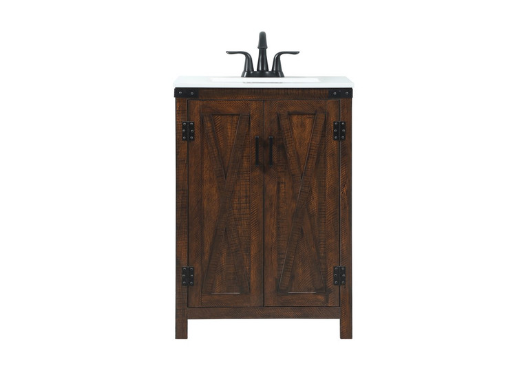 Elegant Lighting - VF90224EX - Single Bathroom Vanity - Grant - expresso