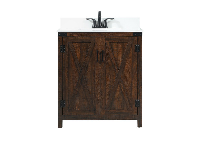Elegant Lighting - VF90230EX-BS - Single Bathroom Vanity - Grant - expresso
