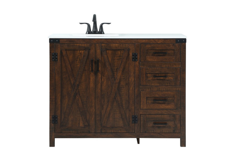 Elegant Lighting - VF90242EX - Single Bathroom Vanity - Grant - expresso