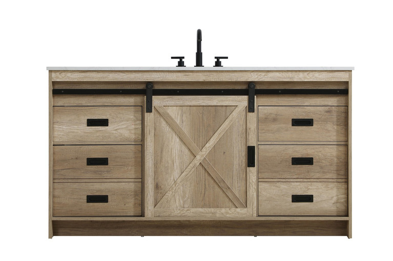 Elegant Lighting - VF90560NT - Bathroom Vanity - Austin - Natural Oak
