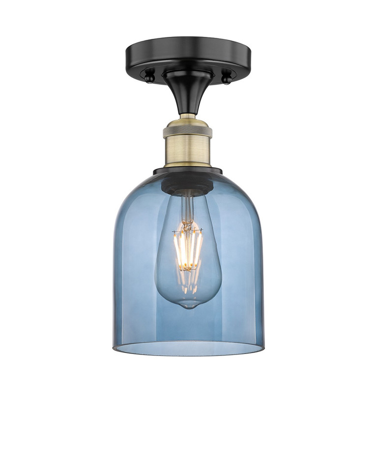 manufacturer_finish:Brushed Satin Nickel|manufacturer_glass:Blue|light_output:220.00lm|color_temperature:2200K|cri:99