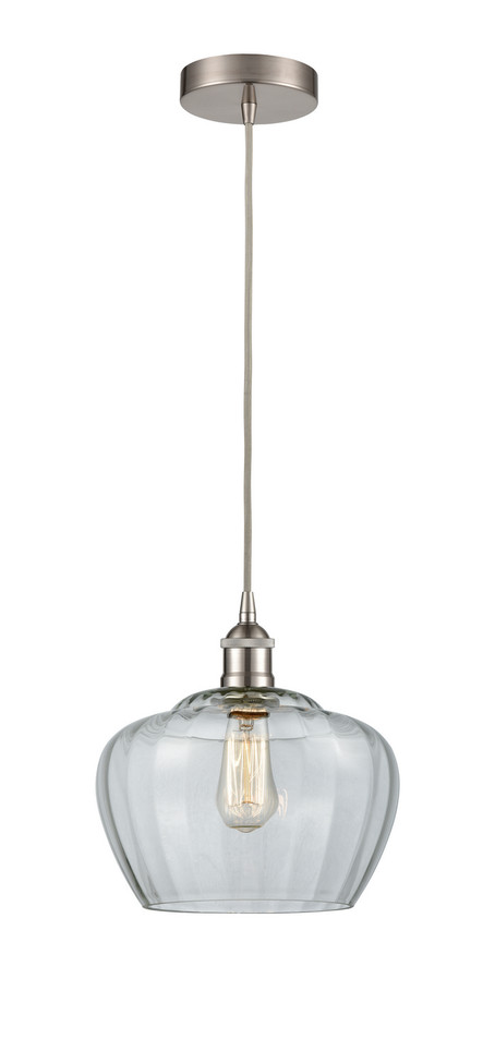 manufacturer_finish:Brushed Satin Nickel|manufacturer_glass:Large Clear Fenton|light_output:220.00lm|color_temperature:2200K|cri:99