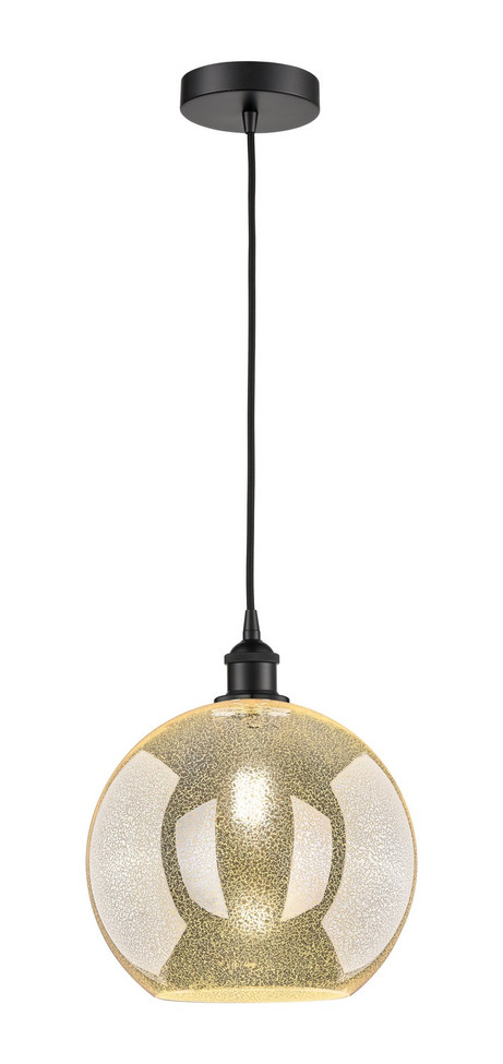 Innovations - 616-1P-BK-G128-12 - One Light Mini Pendant - Edison - Matte Black