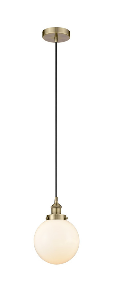 manufacturer_finish:Antique Brass|manufacturer_glass:Cased Matte White Beacon|light_output:220.00lm|color_temperature:2200K|cri:99