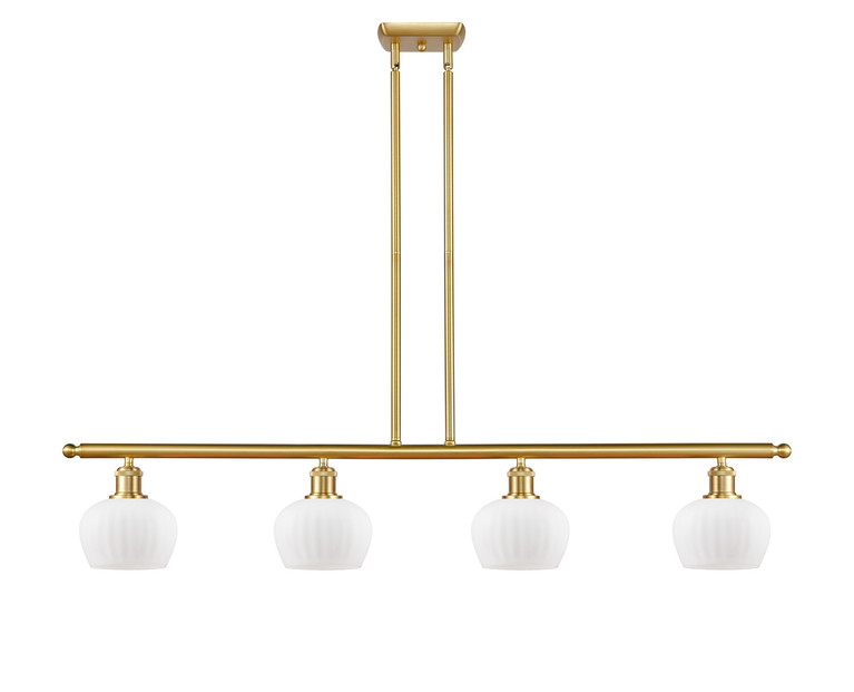 Innovations - 516-4I-SG-G91-LED - LED Island Pendant - Ballston - Satin Gold