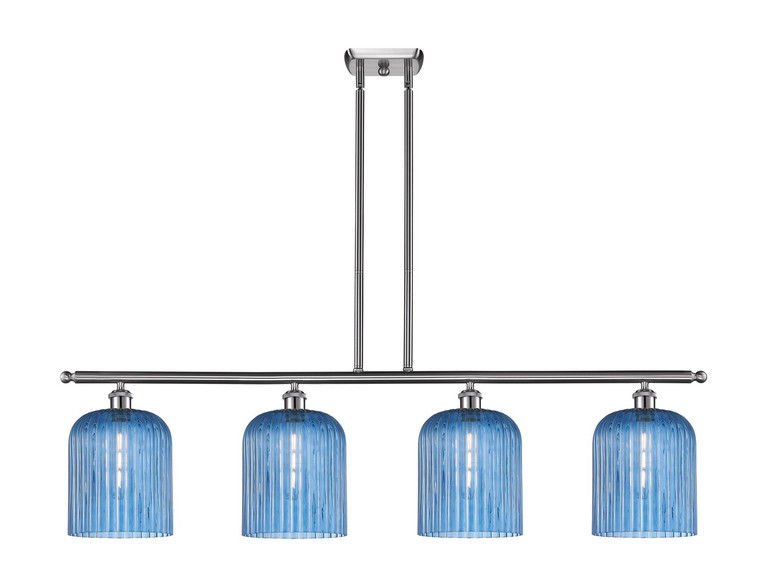 Innovations - 516-4I-SN-G559-8BL - Four Light Island Pendant - Ballston - Brushed Satin Nickel