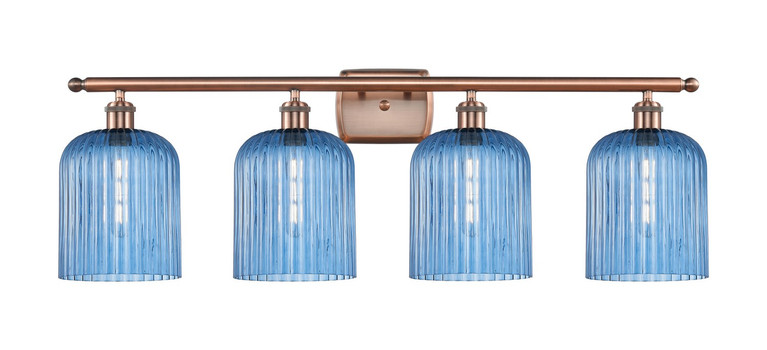 Innovations - 516-4W-AC-G559-8BL - Four Light Bath Vanity - Ballston - Antique Copper