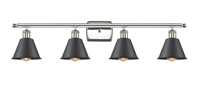 Innovations - 516-4W-PN-M8-LED - LED Bath Vanity - Ballston - Polished Nickel