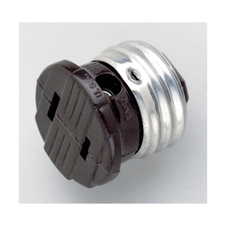 Satco - S70-542 - Female Screw Plug - Brown