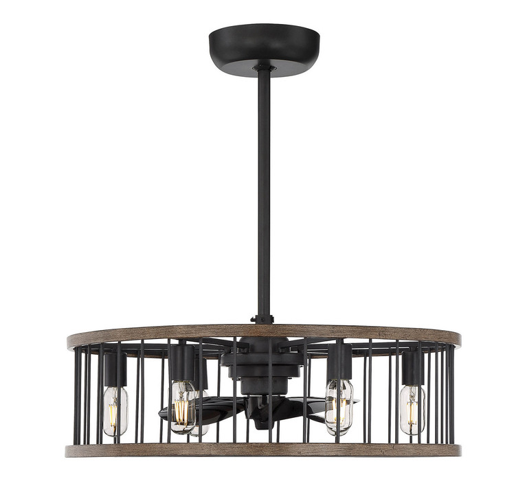 Savoy House - 26-9472-FD-133 - LED Fan D'Lier - Kona - Sapele
