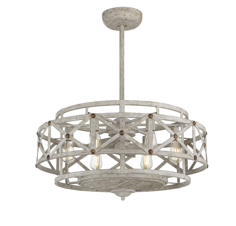 Savoy House - 34-FD-123-155 - LED Fan D'Lier - Colonade - Provence w/Gold