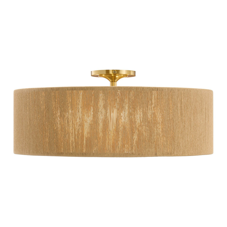 Savoy House - 6-9312-4-322 - Four Light Flush Mount - Maynard - Warm Brass