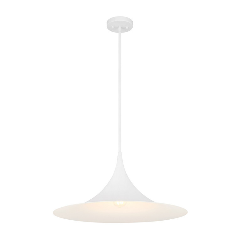 Savoy House - 7-7639-1-83 - One Light Pendant - Bowdin - Bisque White