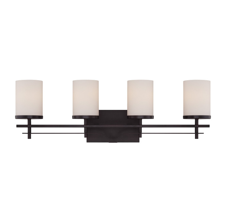 Savoy House - 8-338-4-13 - Four Light Bath Bar - Colton - English Bronze