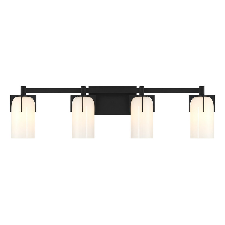 Savoy House - 8-4128-4-BK - Four Light Bathroom Vanity - Caldwell - Matte Black