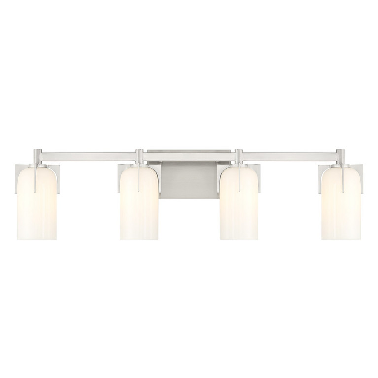 Savoy House - 8-4128-4-SN - Four Light Bathroom Vanity - Caldwell - Satin Nickel