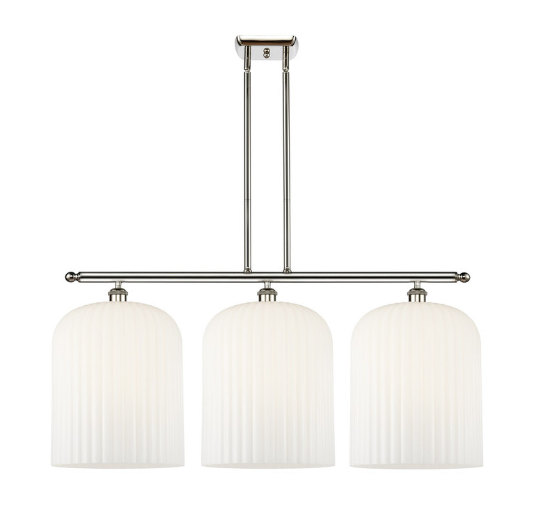Innovations - 516-3I-PN-G559-12GWH - Three Light Island Pendant - Ballston - Polished Nickel