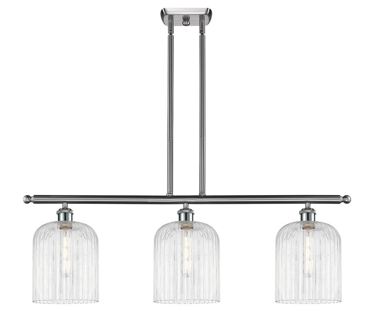 Innovations - 516-3I-SN-G559-8CL - Three Light Island Pendant - Ballston - Brushed Satin Nickel