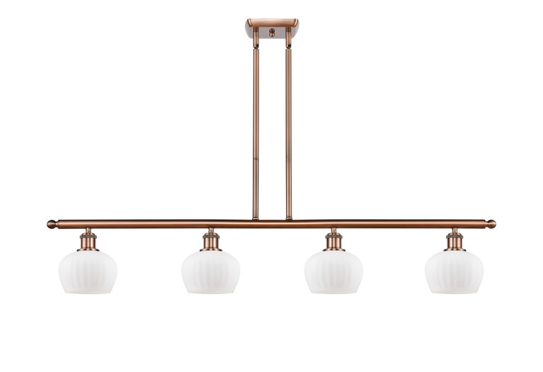 Innovations - 516-4I-AC-G91-LED - LED Island Pendant - Ballston - Antique Copper