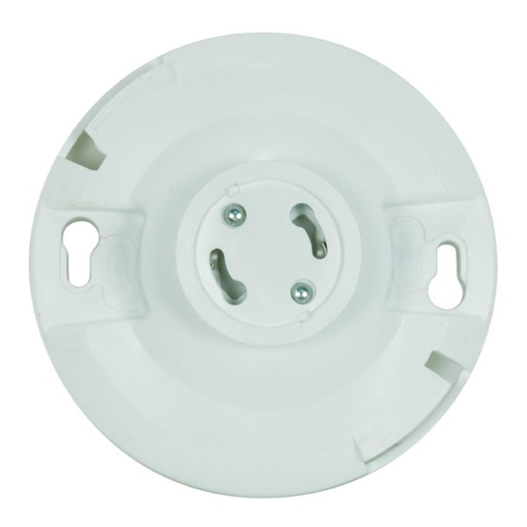 Satco - 90-2467 - Keyless Phenolic Gu24 Ceiling Receptacle - White / Phenolic