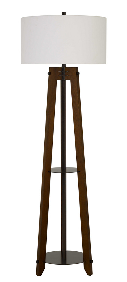 Cal Lighting - BO-2833FL - One Light Floor Lamp - Bilzen - Walnut