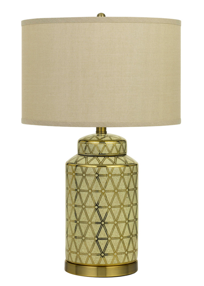 Cal Lighting - BO-2885TB-2 - Two Light Table Lamp - Barletta - Antique Gold