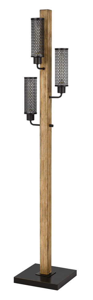 Cal Lighting - BO-3008FL - Three Light Floor Lamp - Lenox - Light Oak