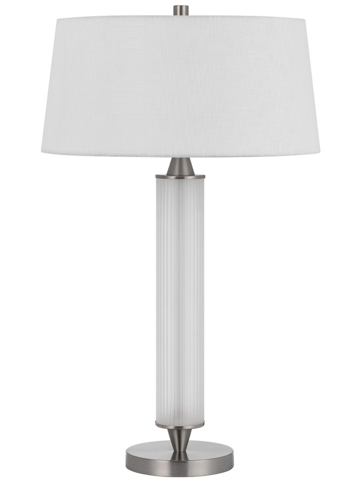 Cal Lighting - BO-3222TB - Two Light Table Lamp - Pavia - Fluted Frosted Glass/Steel