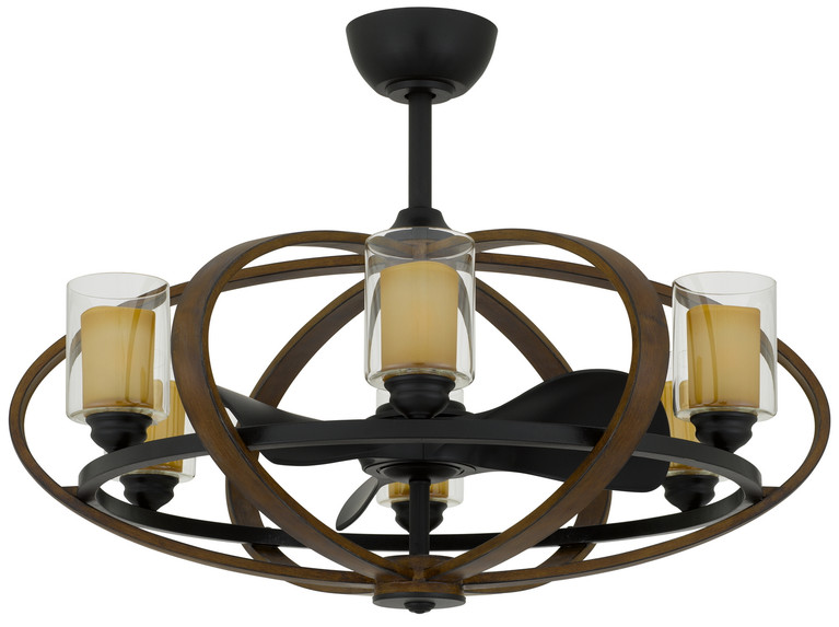 Cal Lighting - CF-1006 - LED Fandelier - Summerville - Rustic