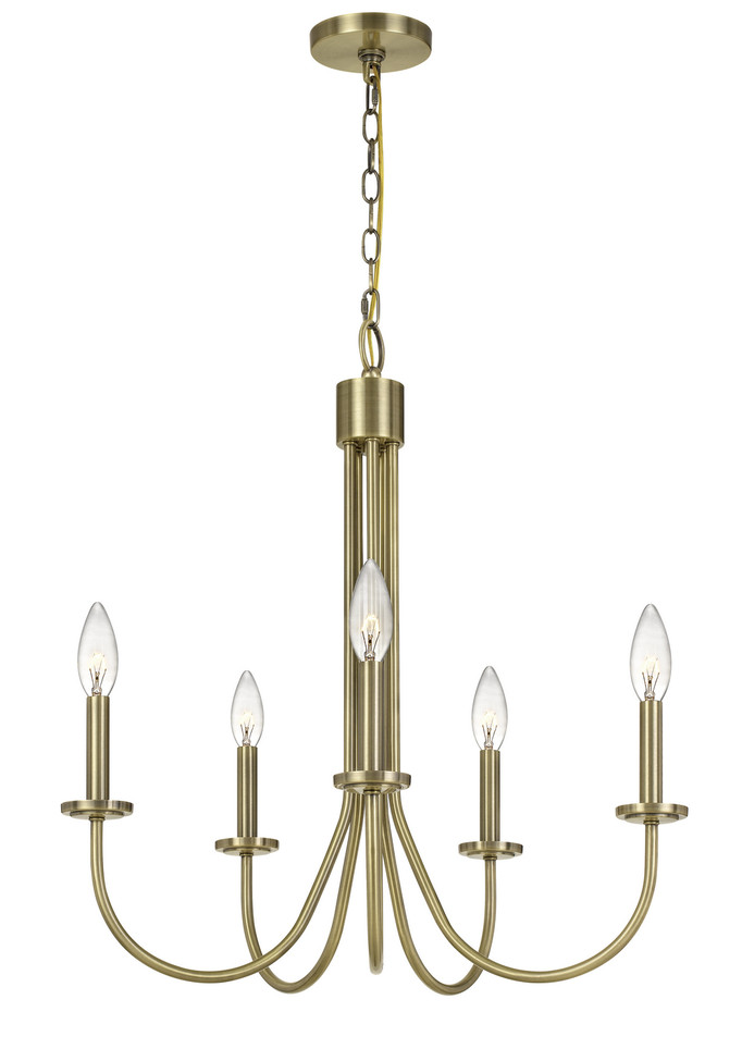 Cal Lighting - FX-3736-5 - Five Light Chandelier - Spiez - Antique Brass