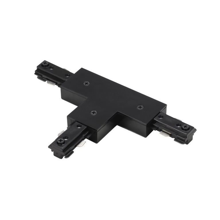 Cal Lighting - HT-282-LEFT-BK - T Mid Point Out Polarity On Left - Cal Track - Black