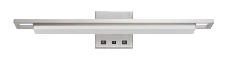 Cal Lighting - LA-8044 - LED Wall Sconce - Newry - Brushed Steel