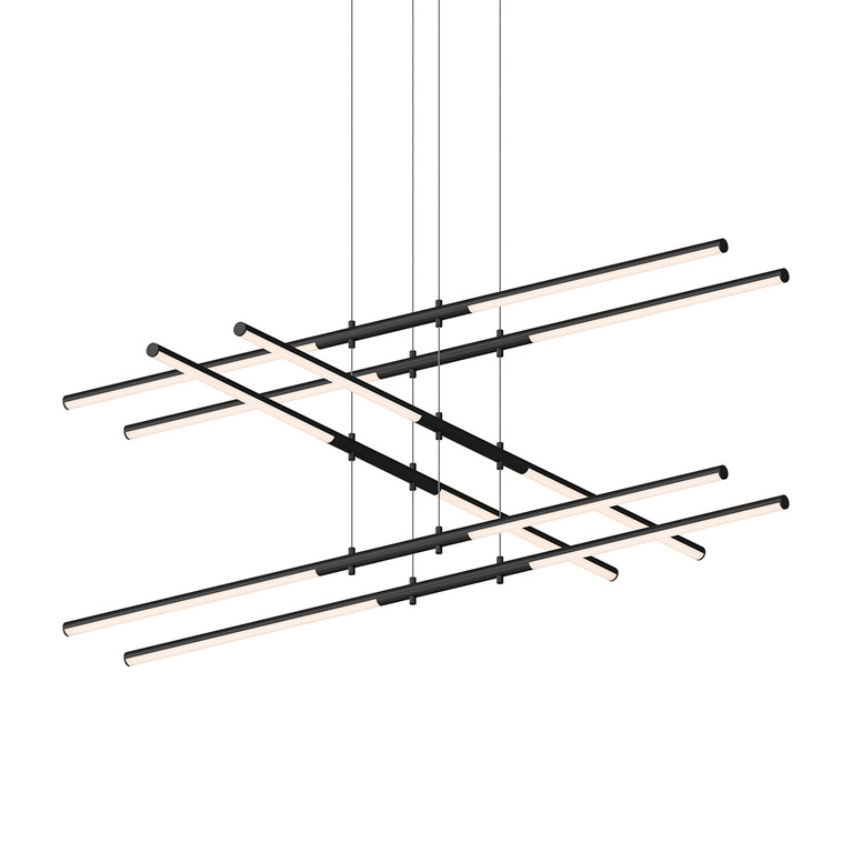 Sonneman - 2803.25 - LED Pendant - Tik-Tak - Satin Black